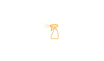 Illustration d'un vaporisateur de désinfectant pour le nettoyage des salles